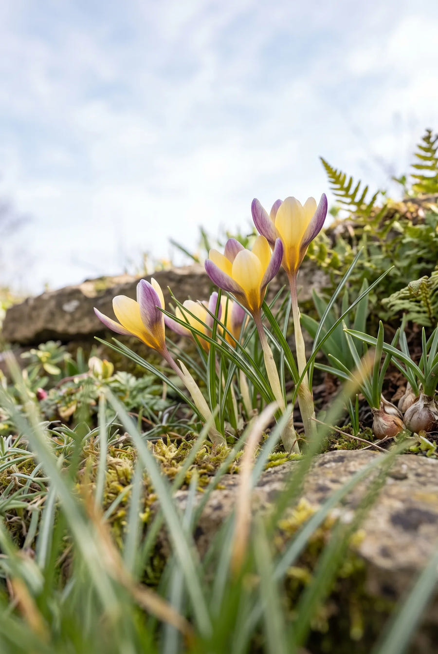 Crocus Advance — in de tuin