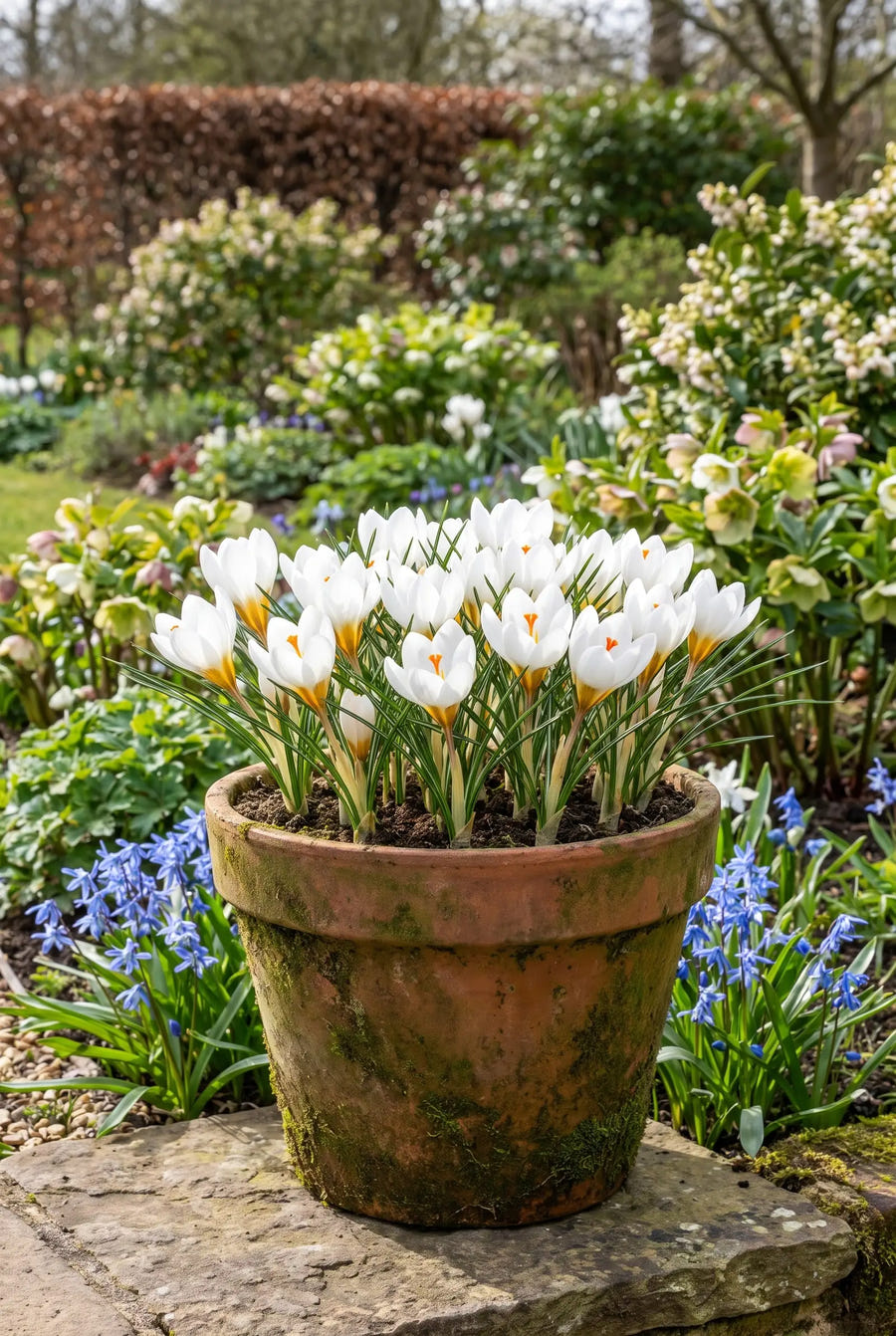 Crocus Ard Schenk — in pot op terras