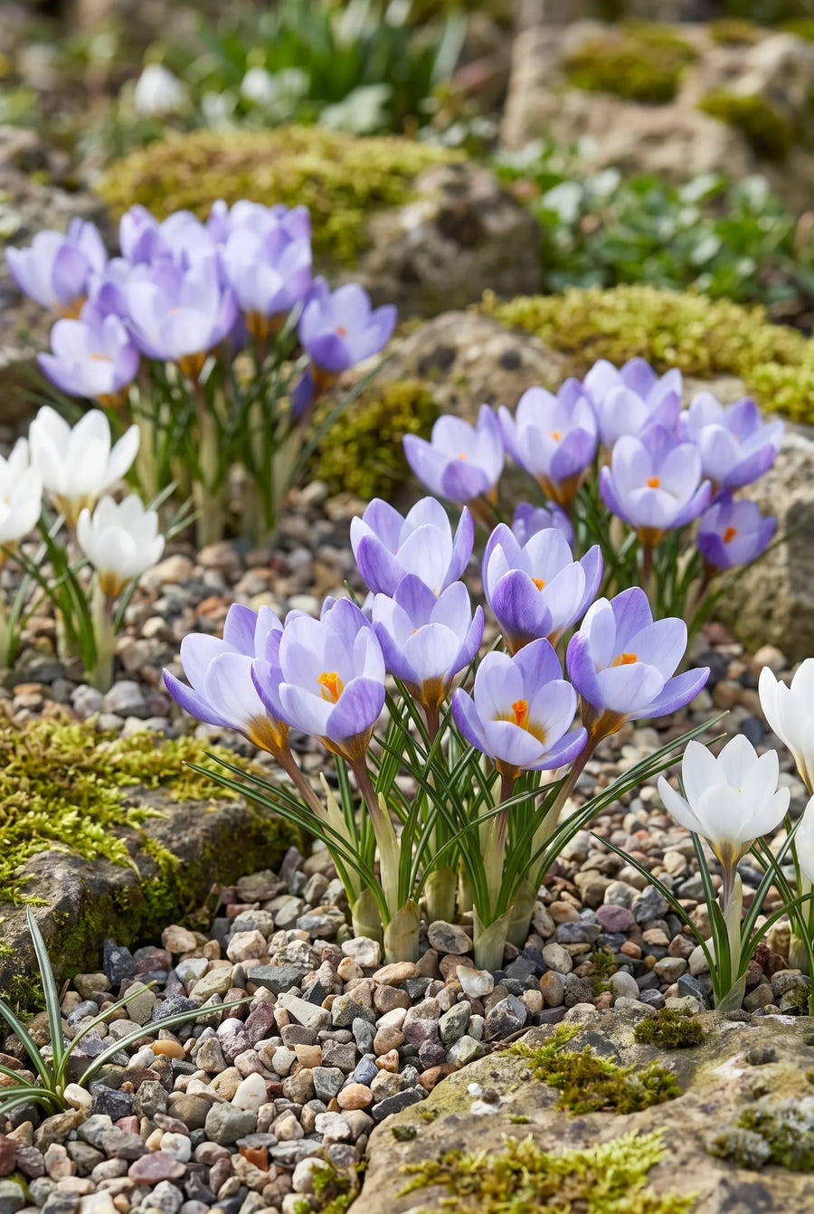Crocus Blue Pearl — in de border
