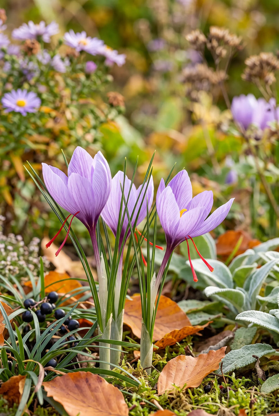 Crocus Sativus — in de tuin