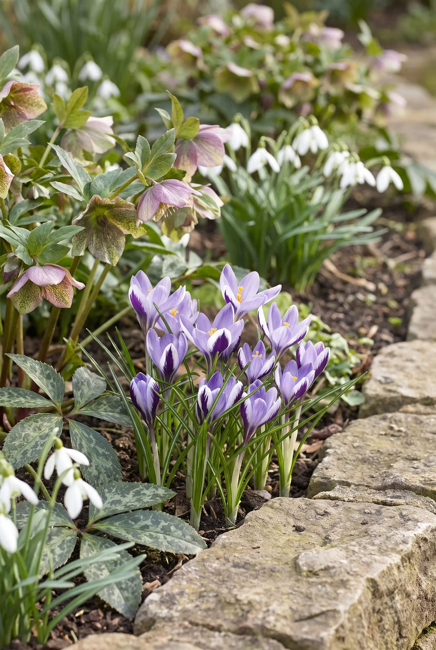 Crocus Spring Beauty — in de border
