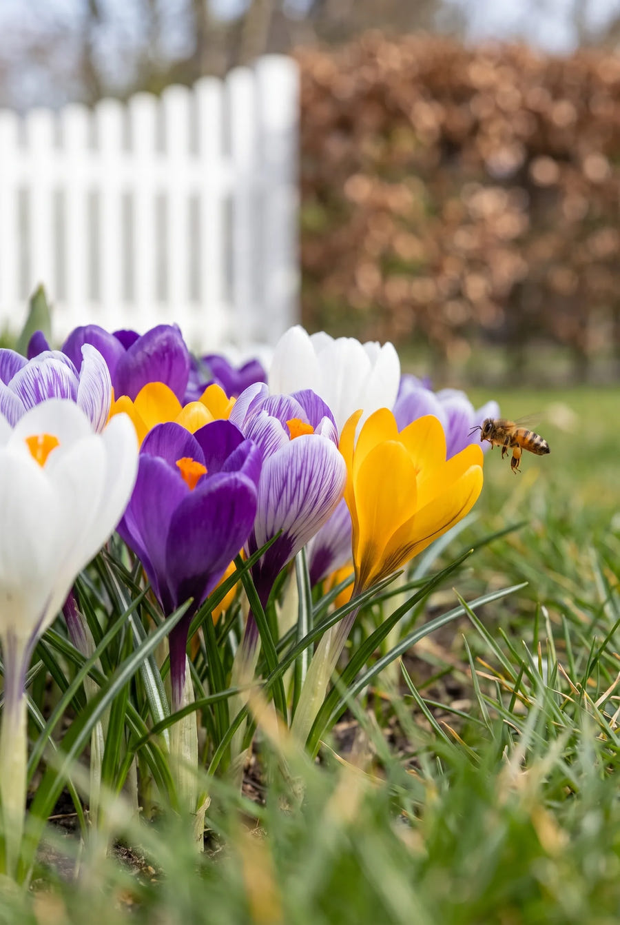 Crocus Vernus Mixed — in de tuin