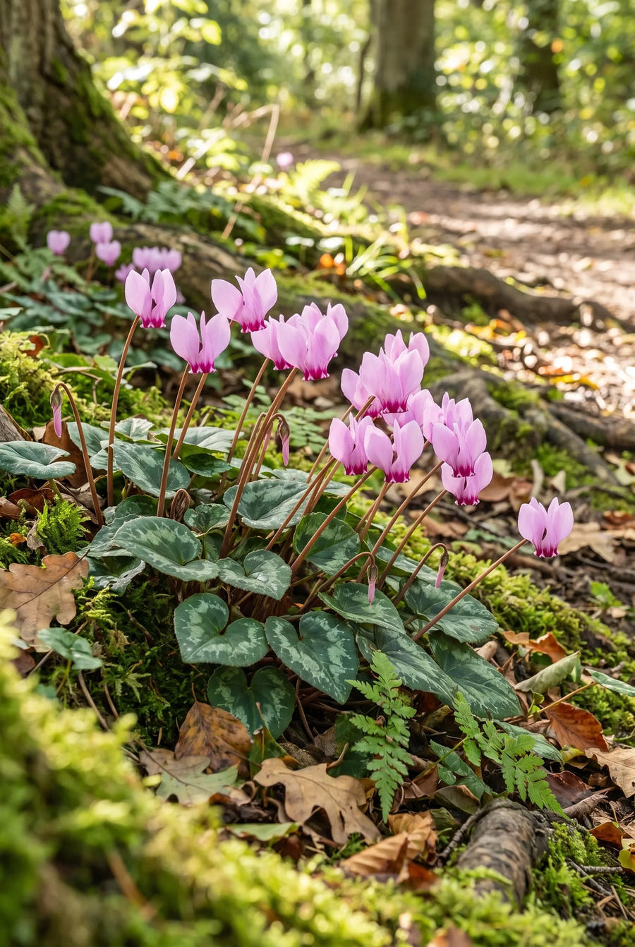 Cyclamen Hederifolium — in de border