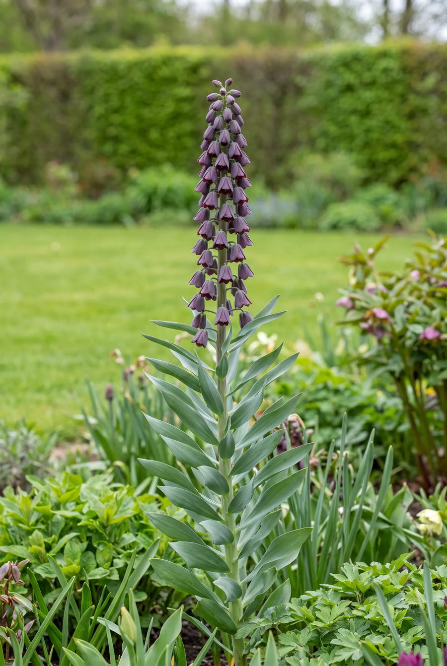 Fritillaria Persica — in de border
