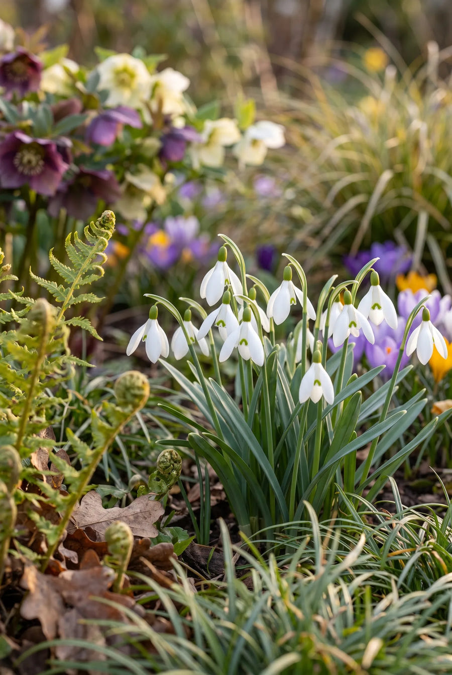 Galanthus Nivalis — in de tuin