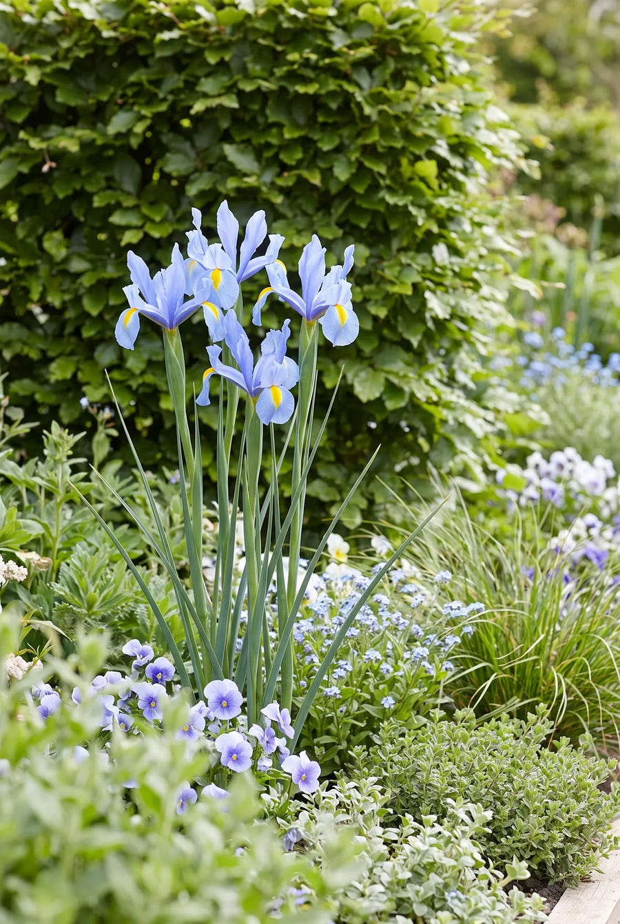 Iris Blue Magic — in de border