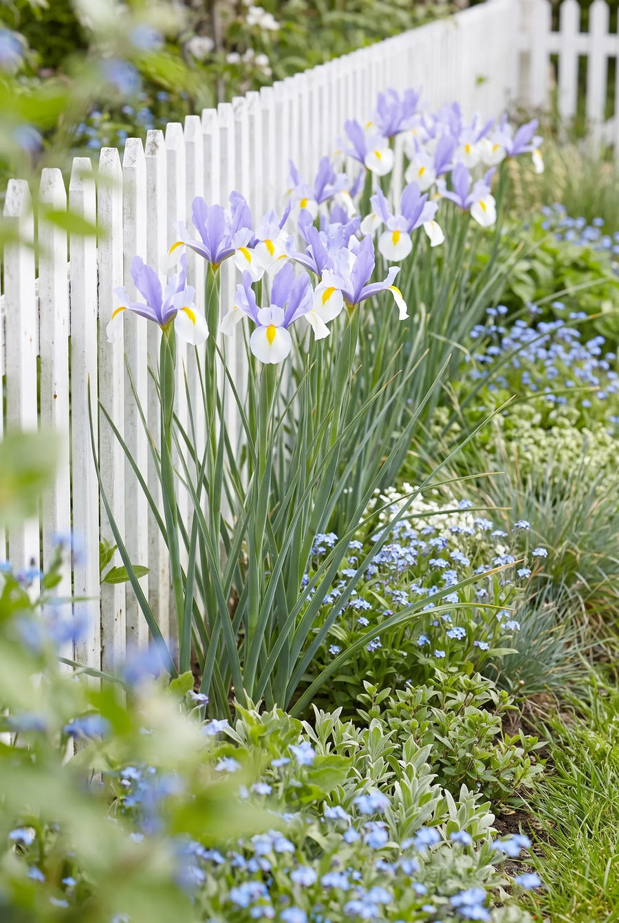 Iris Surprise — groep in de tuinborder
