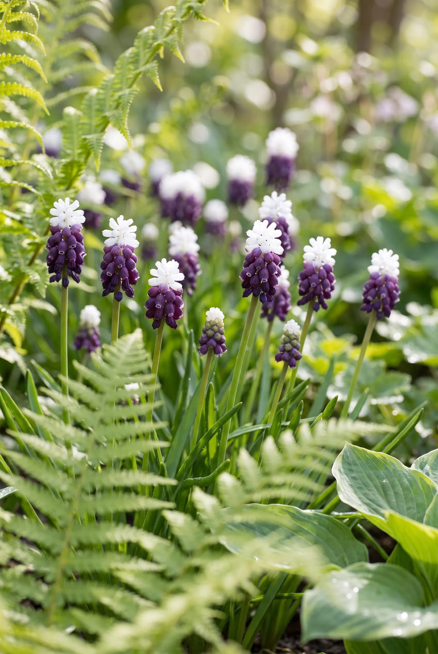 Muscari Grape Ice — in de tuin