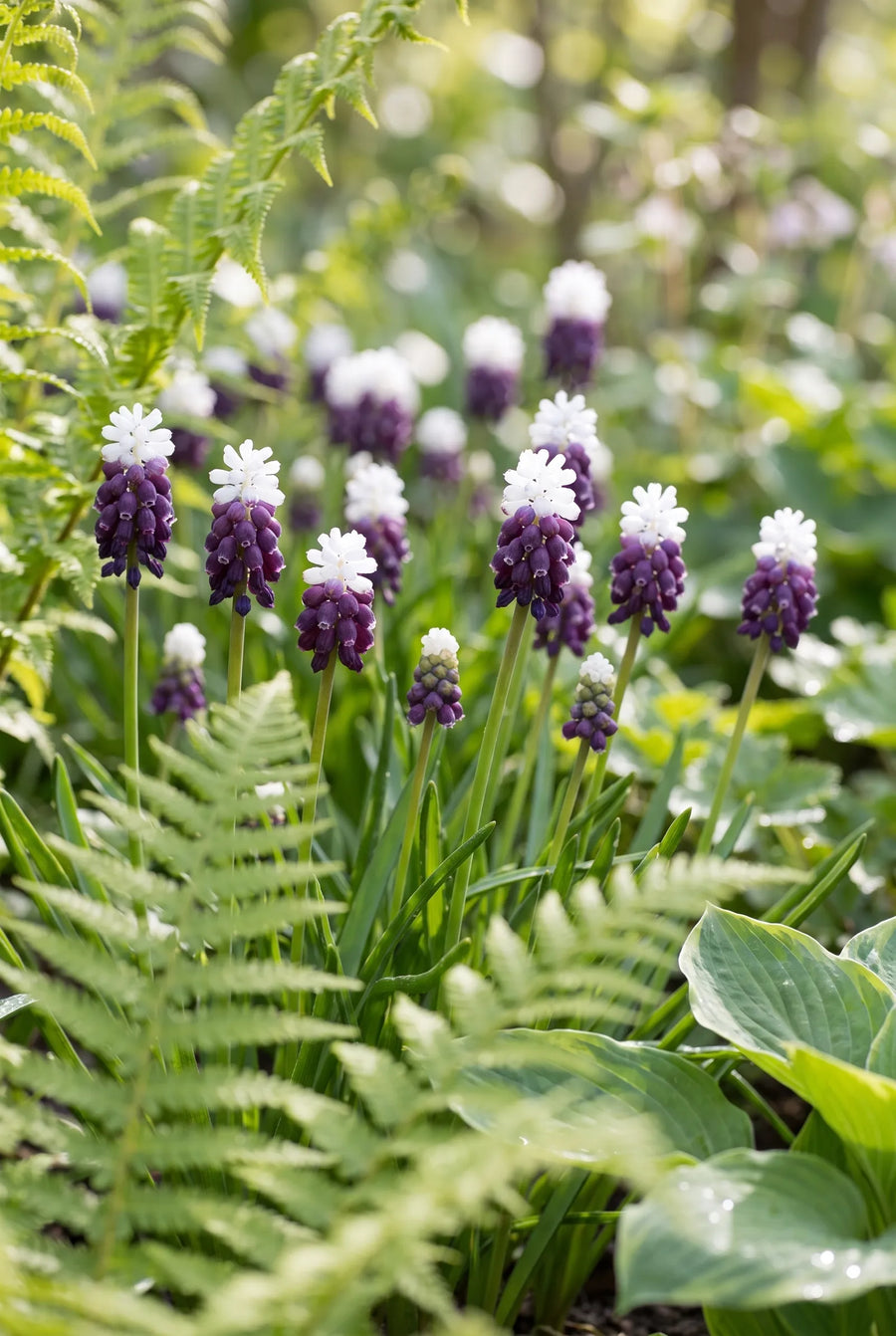 Muscari Grape Ice — in de tuin