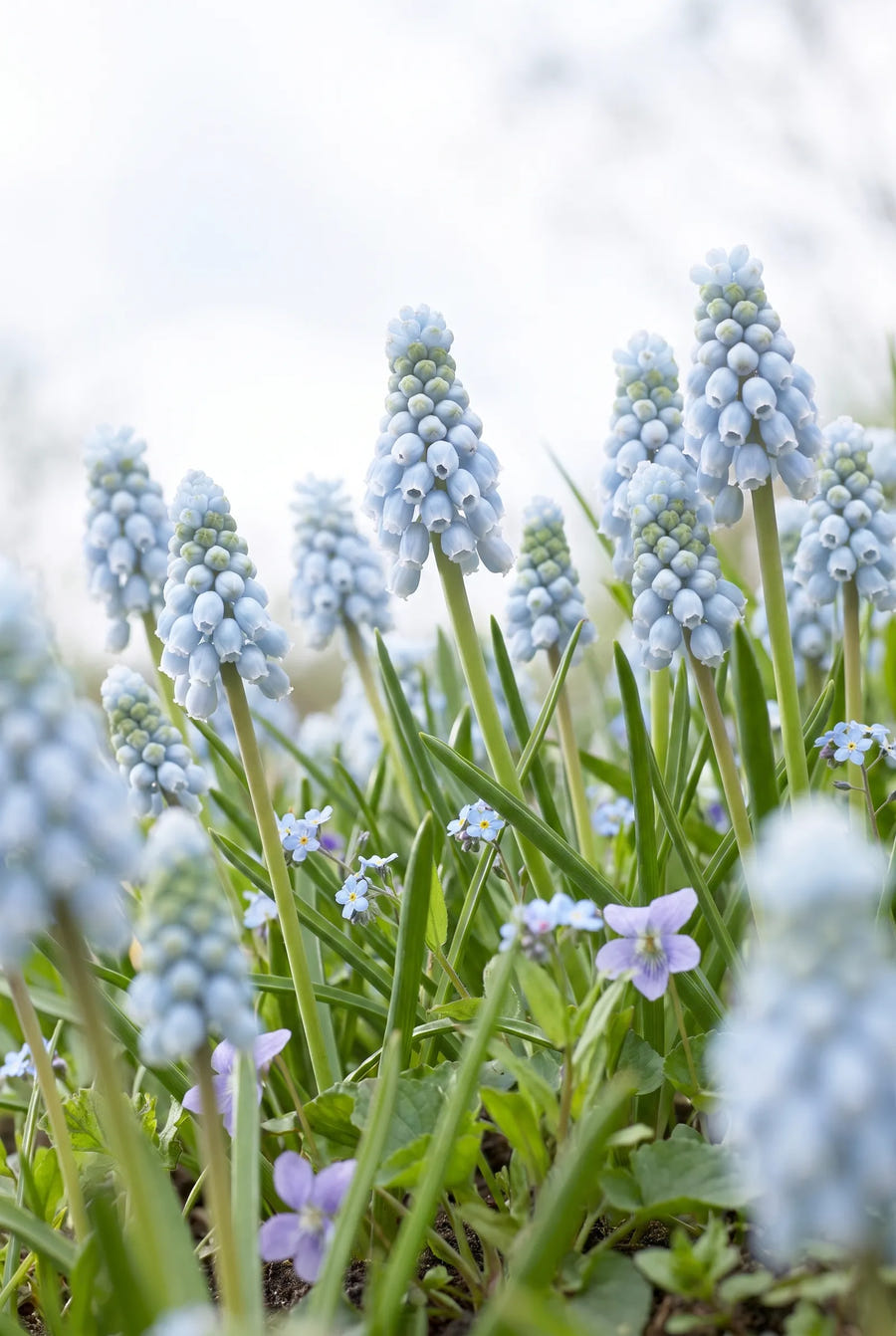 Muscari Valerie Finnis — in de tuin