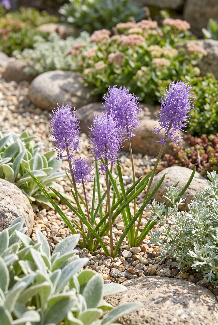 Muscari Plumosum — in de border