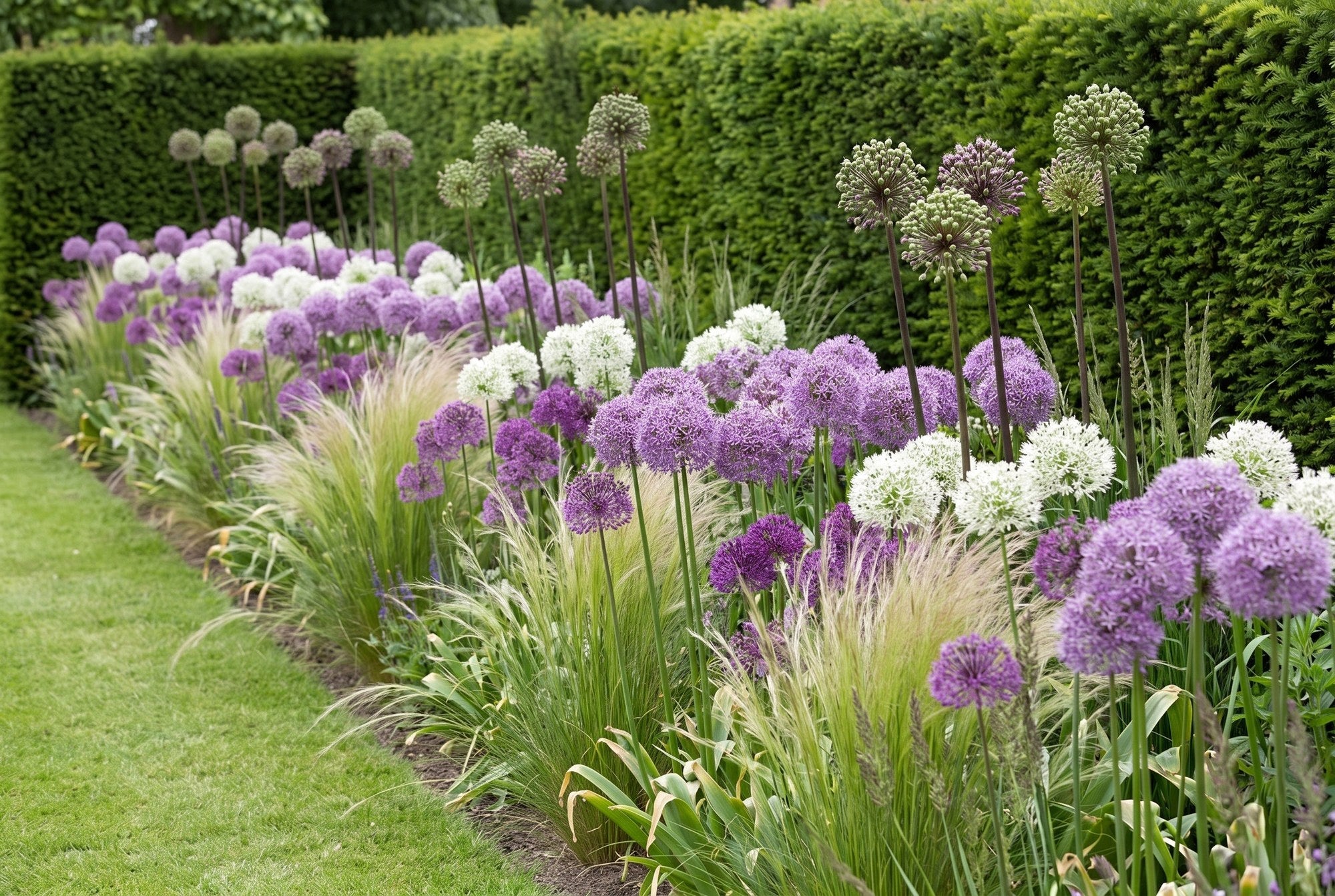 Jardin moderne épuré — Lignes épurées