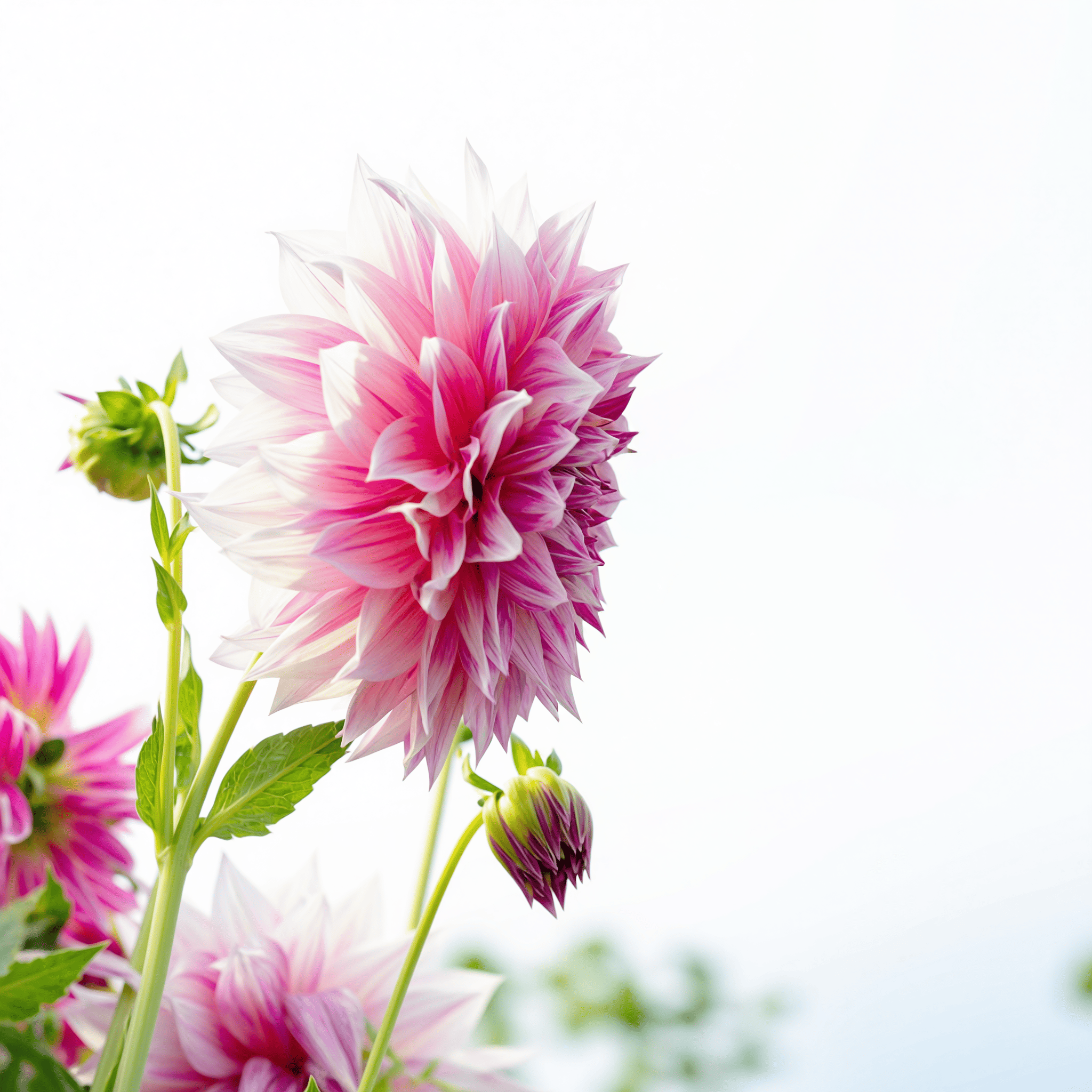 Dahlia Cafe au Lait Rose