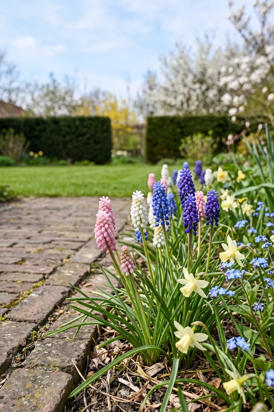 Muscari Mixed — in de tuin, extra beeld