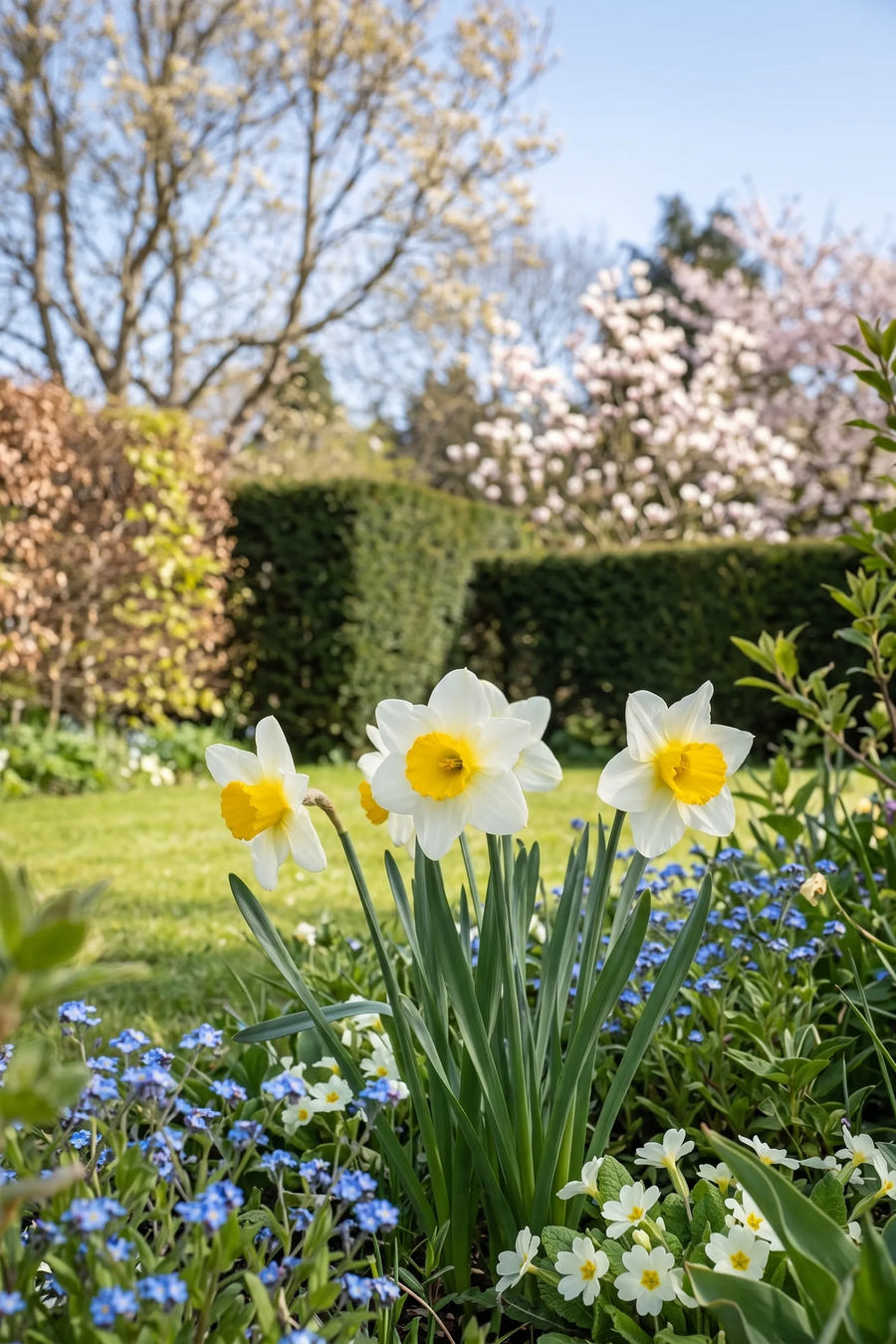 Narcissus Golden Echo — in de border