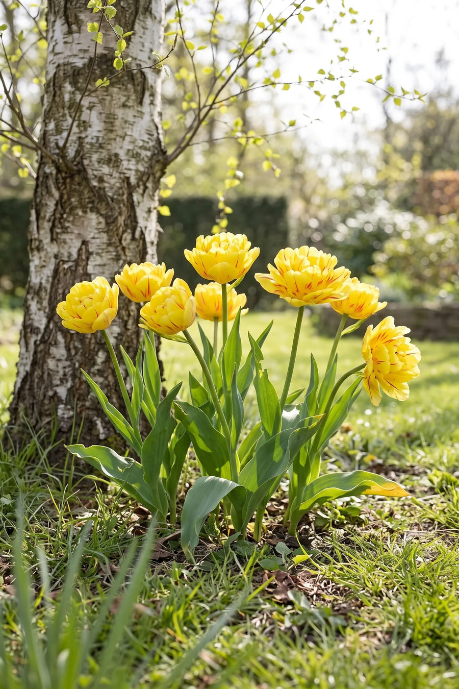 Tulipa Aquilla — in de border
