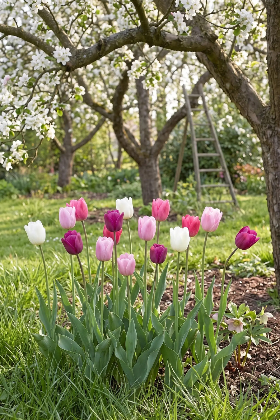 Tulipa Flower Power — in de border
