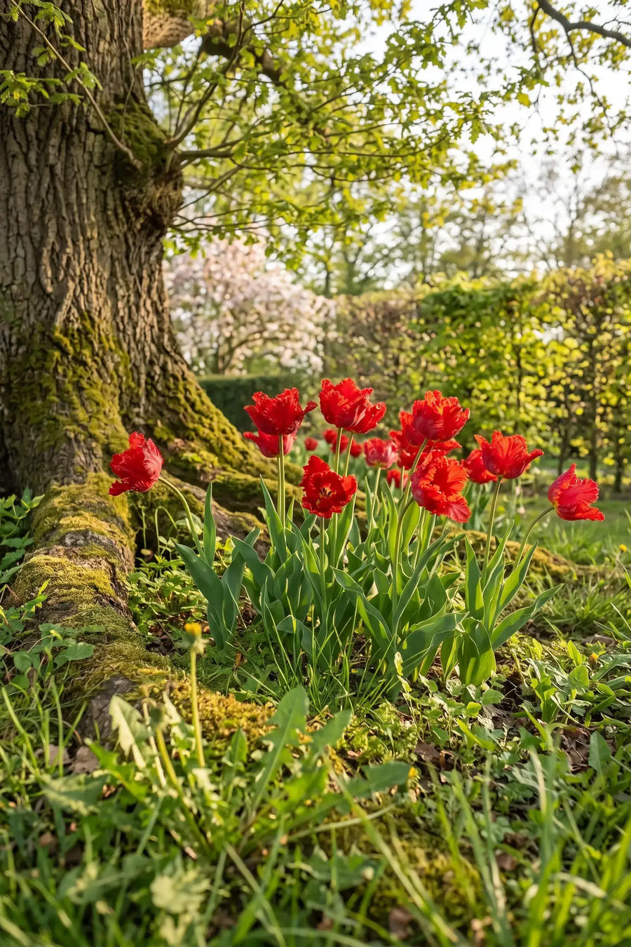 Tulipa Garden Fire — in de tuin, extra beeld