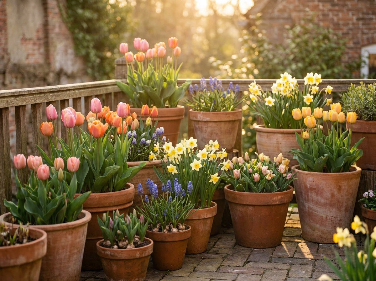Bulbes pour pots et balcon